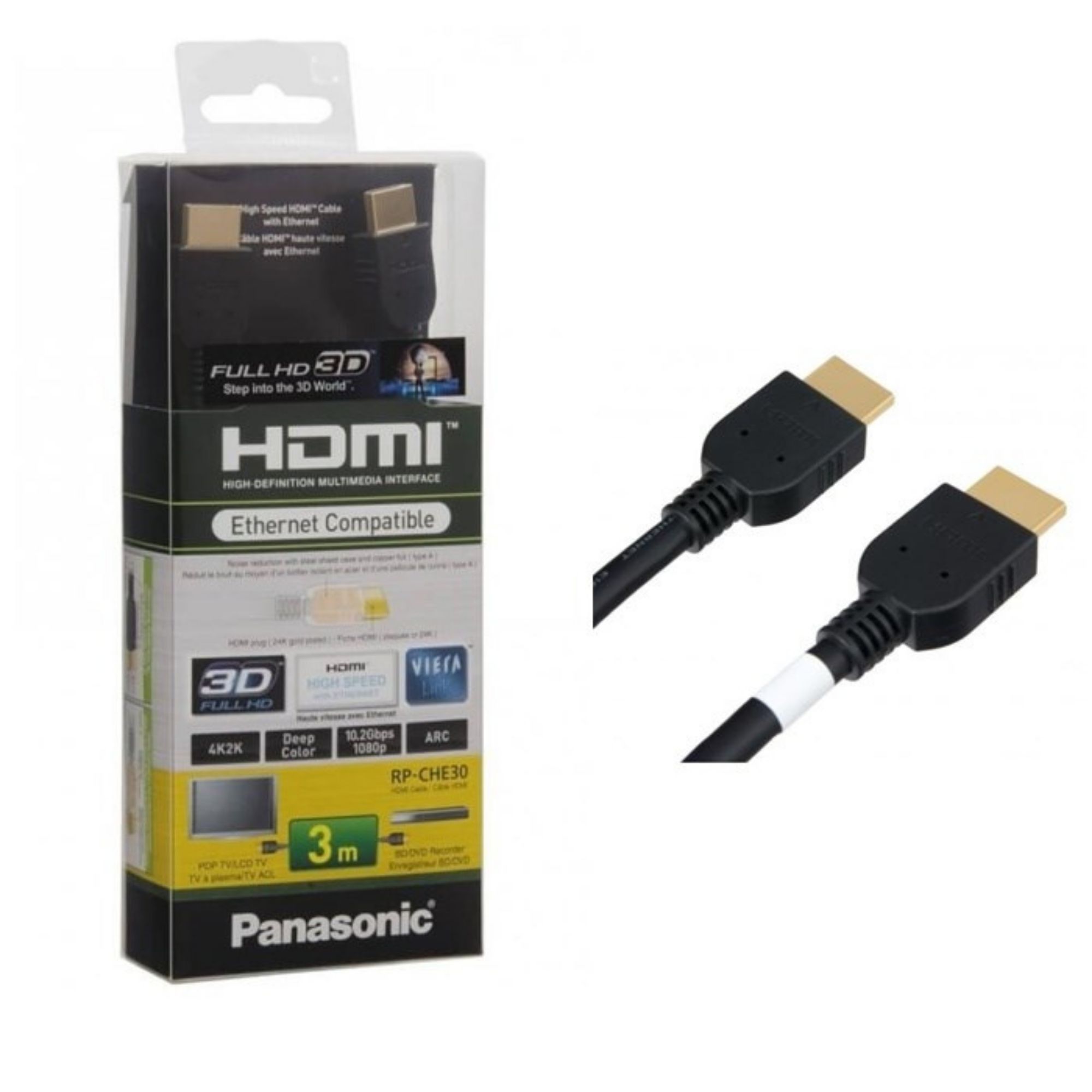 HDMI кабель 3 м Panasonic RP-CHE30E-K